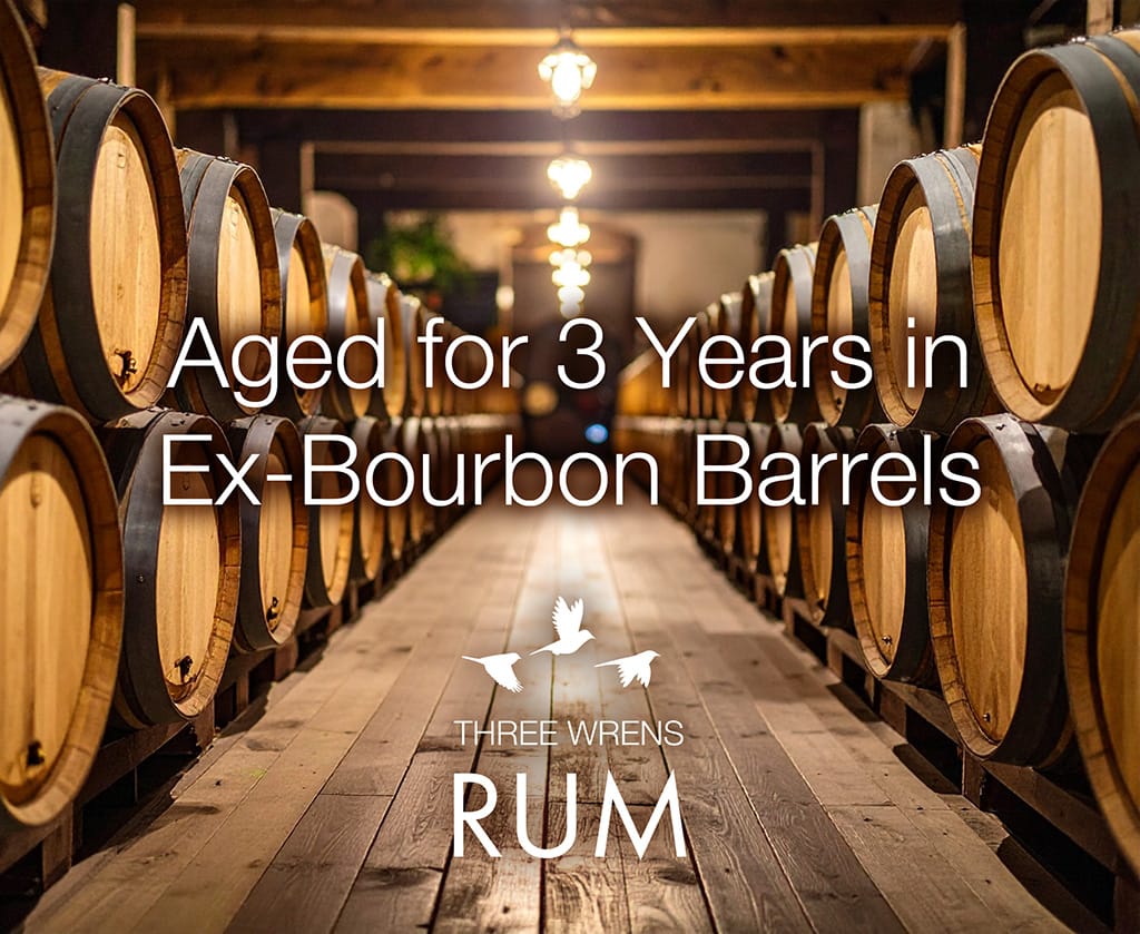 bourbon barrel aged rum three wrens